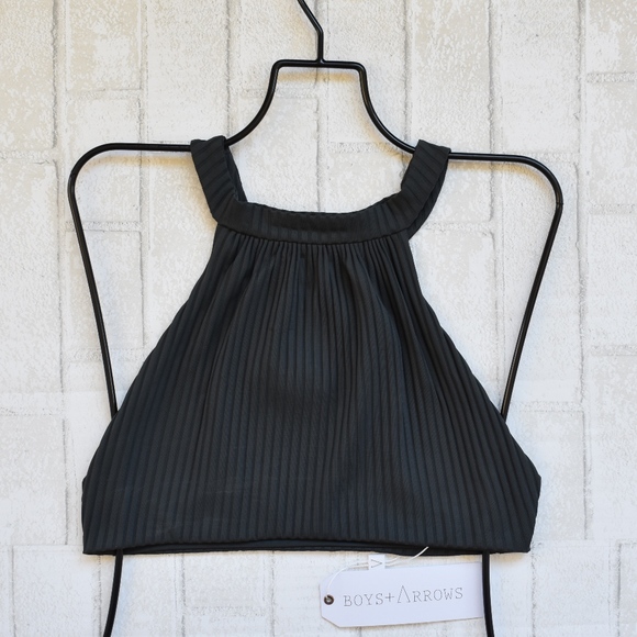 Boys + Arrows Other - Boys + Arrows FAY the FUGITIVE Ribbed Bikini Top